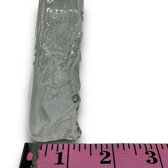 Vintage Last Supper Reverse Carved Laser Engraved Glass Crystal Paperweight - Picture 8 of 8